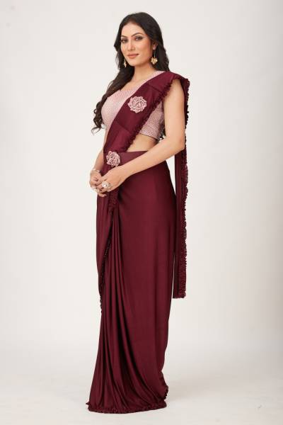 DN 101001 By Amoha Designer Partywear Readymade Saree Collection